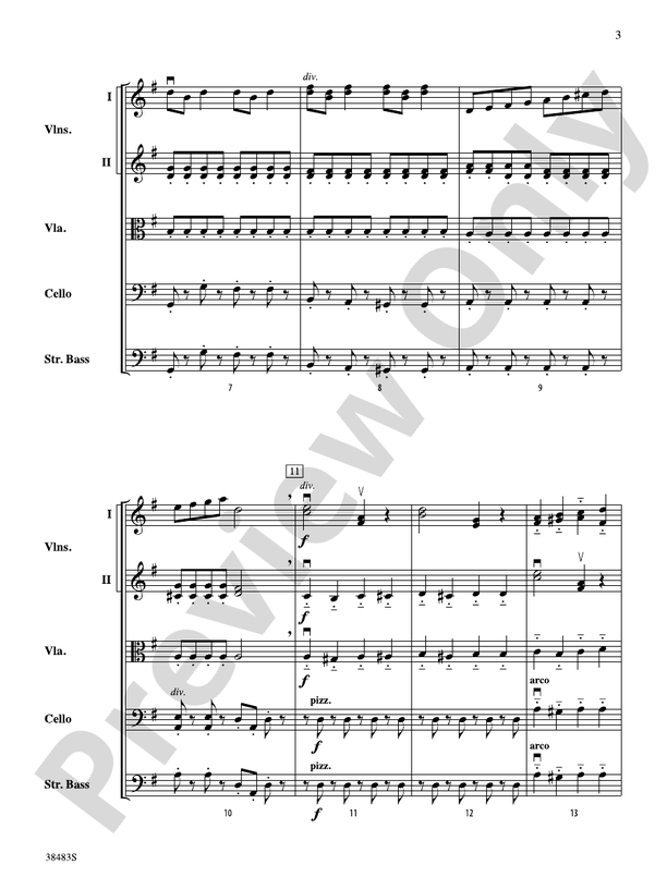 Sprites – String Orchestra Conductor Score & Parts (Digital Download)