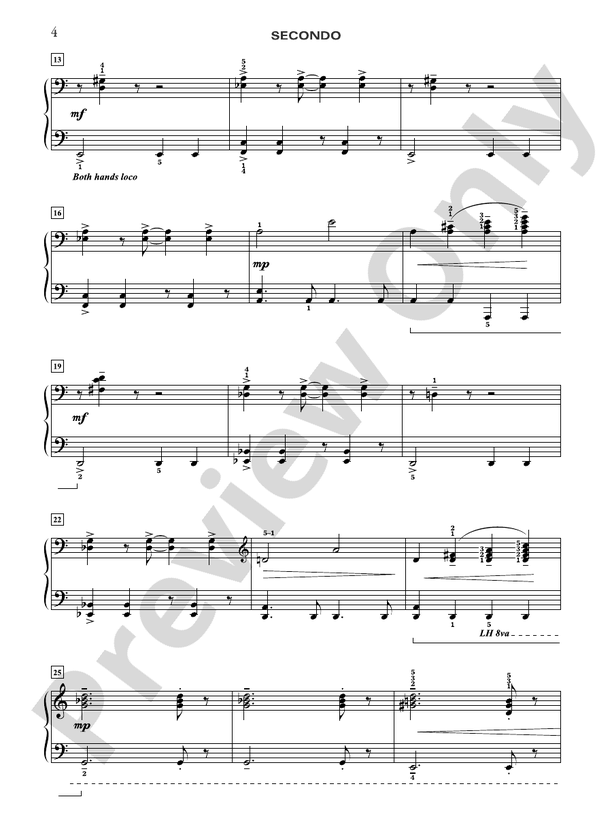 Bumble Boogie - 2 Pianos, 8 Hands (Digital Download)