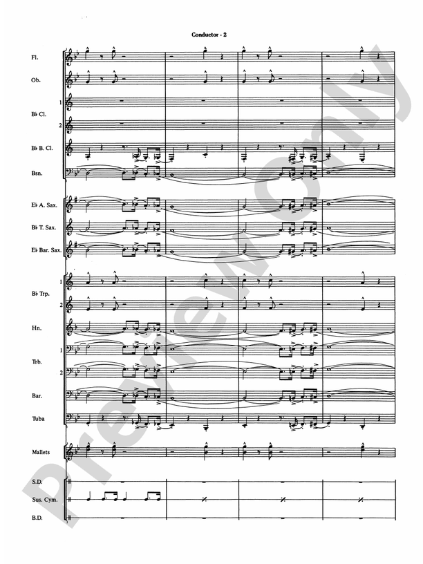 The Pink Panther (Arr. Paul Cook) - Concert Band Conductor Score & Parts (Digital Download)