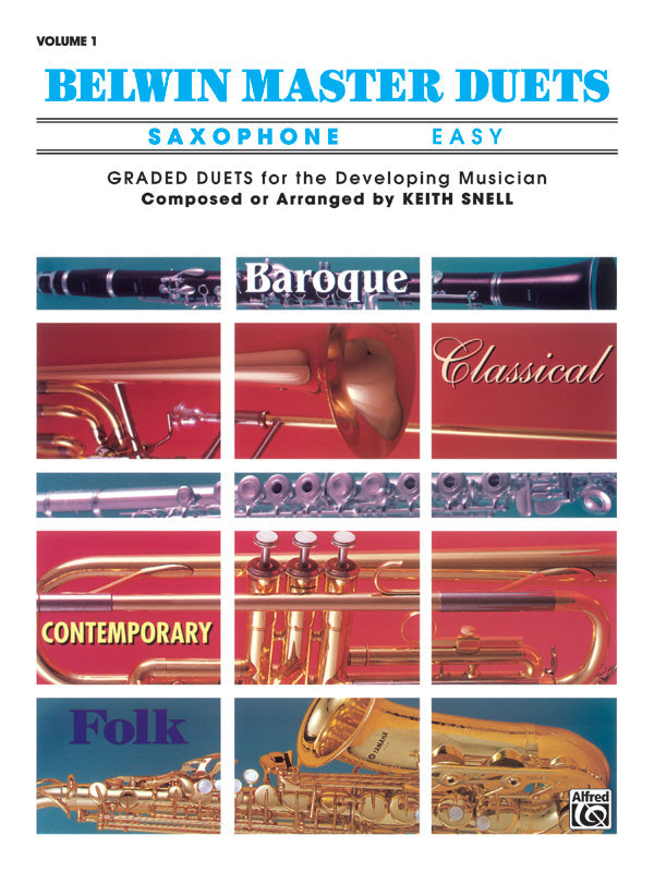 BELWIN MASTER DUETS EASY BK 1 ALTO SAX