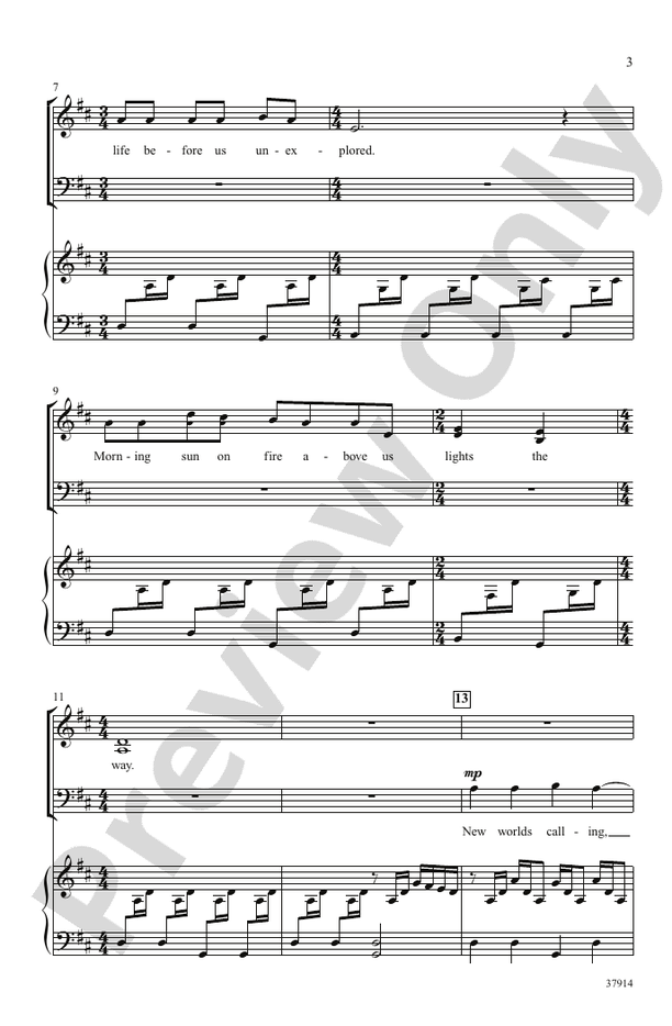 Closer to the Flame – SAB Choral Octavo (Digital Download)