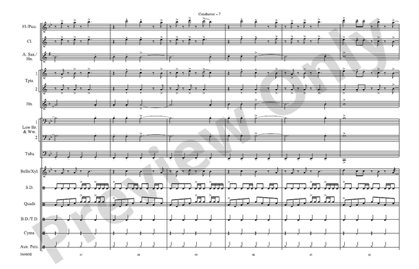 Separate Ways (Worlds Apart) – Marching Band Conductor Score & Parts (Digital Download)