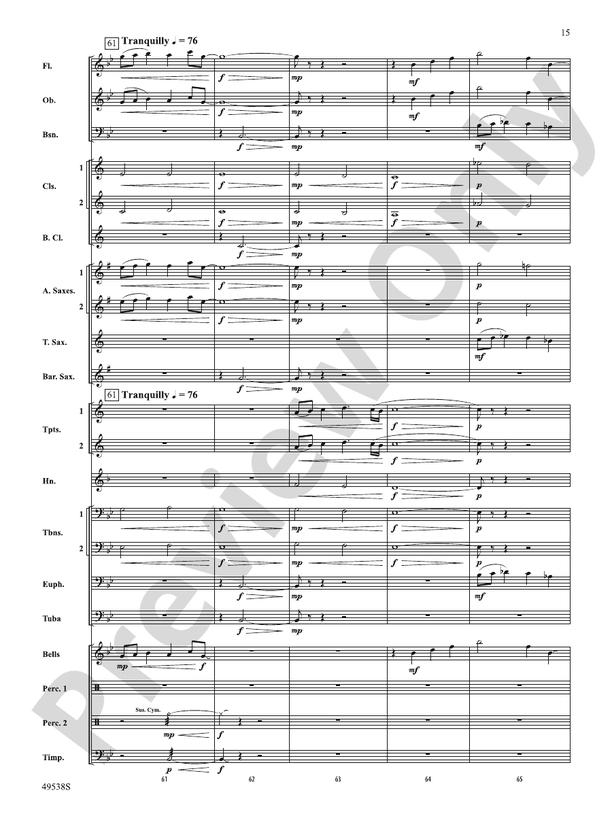 Stay Tuned - Concert Band Conductor Score & Parts (Digital Download)
