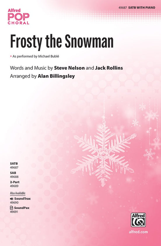 Frosty the Snowman - SATB Choral Octavo (Digital Download)