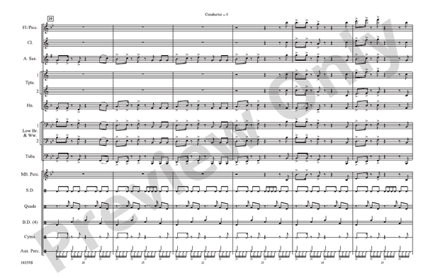 Wepa – Marching Band Conductor Score & Parts (Digital Download)