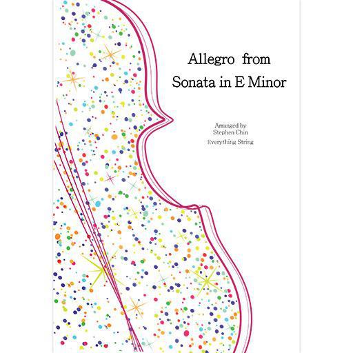 Mozart - Allegro from Sonata in Emin - Arr. Stephen Chin - String Orchestra Conductor Score & Parts