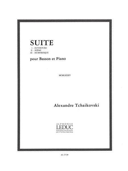 Tchaikovsky - Suite - Bassoon/Piano Accompaniment Leduc AL27139