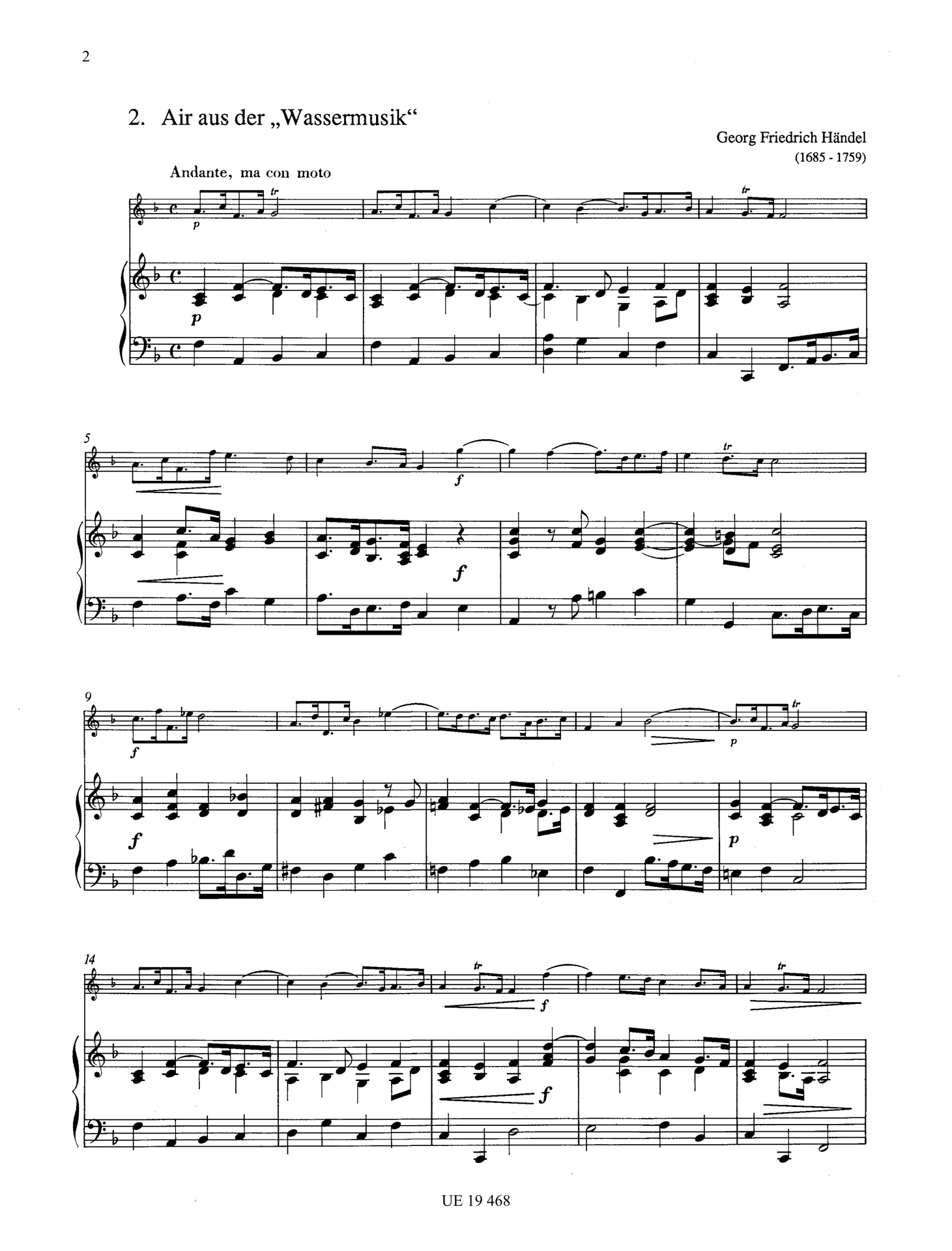 Trumpet Album 12 Pieces - Trumpet/Piano Universal UE19468