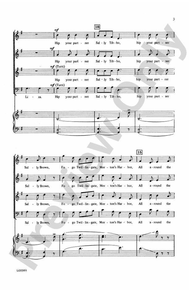 I'se the B'y – SATB Choral Octavo - Digital Sheet Music Download (Digital Download)