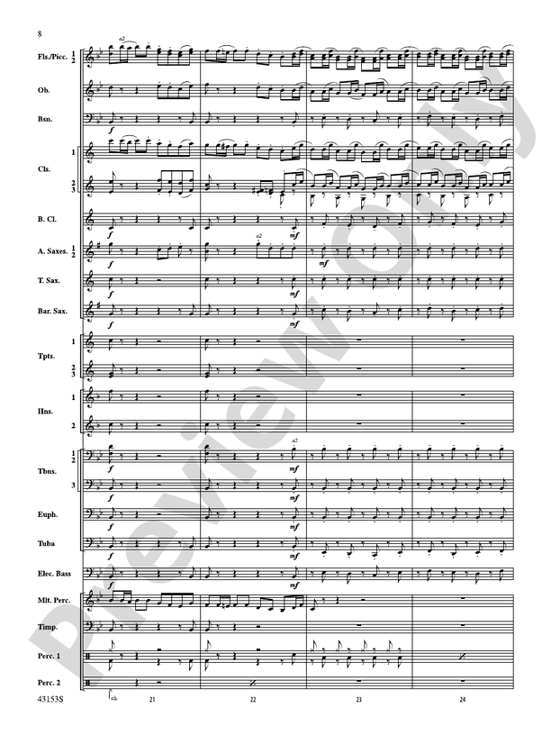 A Mad Russian's Christmas - Concert Band Conductor Score & Parts (Digital Download)