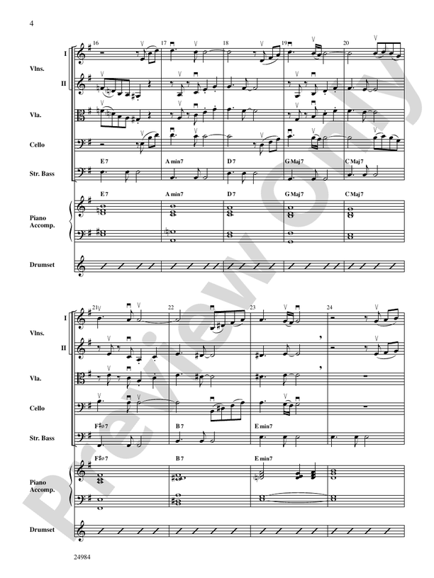 Bossa Verde – String Orchestra Conductor Score & Parts (Digital Download)