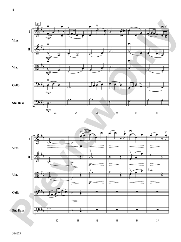 A Birch Bay Celebration – String Orchestra Conductor Score & Parts (Digital Download)