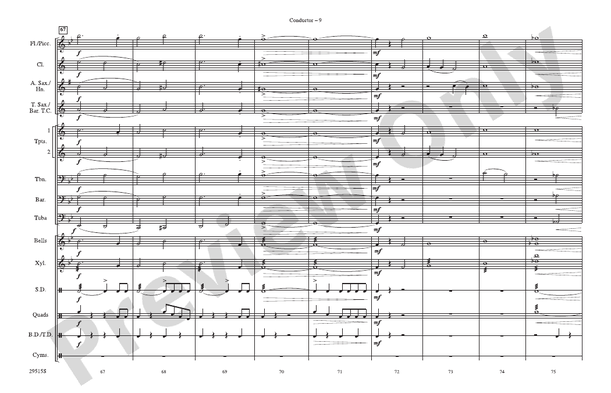 You're a Grand Old Flag / America, the Beautiful – Marching Band Conductor Score & Parts (Digital Download)