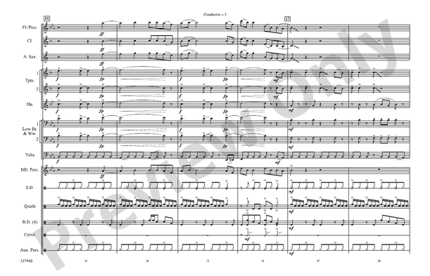 She'd Be California – Marching Band Conductor Score & Parts (Digital Download)