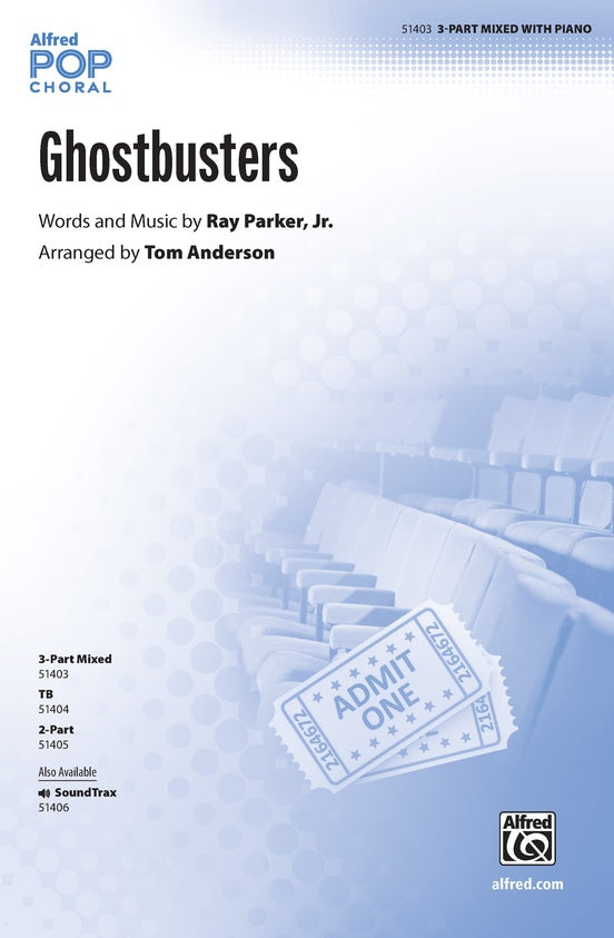 Ghostbusters - 3 Part Mixed Choral Octavo (Digital Download)