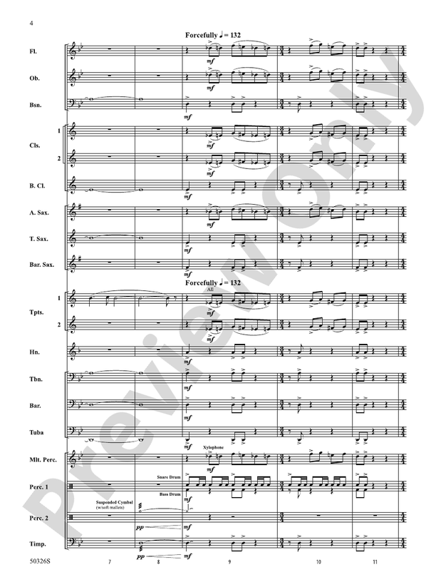 Intenso - Concert Band Conductor Score & Parts (Digital Download)