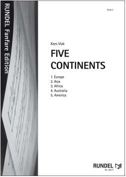 Five Continents for 4 Part Brass and or Woodwind Ensemble - Vlak - Vario Series 4 - Rundel