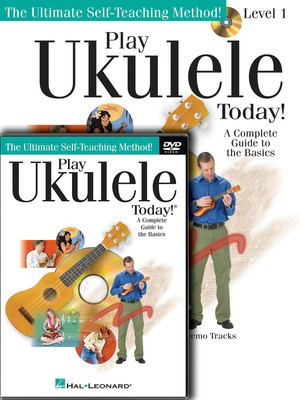 Play Ukulele Today! Beginner's Pack - Level 1 Book/CD/DVD Pack - Ukulele Barrett Tagliarino Hal Leonard /CD/DVD