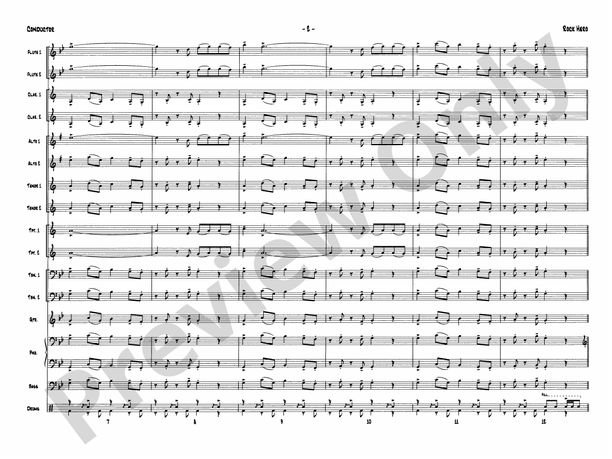 Rock Hero - Jazz Ensemble Conductor Score & Parts (Digital Download)