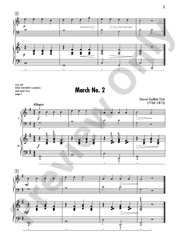 First Favorite Classics: Accompaniment, Book 1 - Piano (Digital Download)