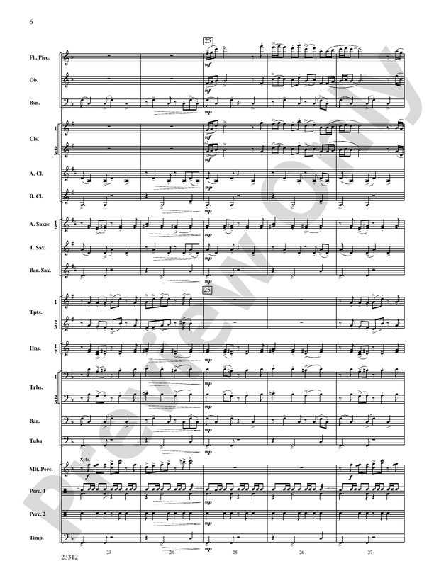 Three Miniatures for Winds and Percussion - Concert Band Conductor Score & Parts (Digital Download)