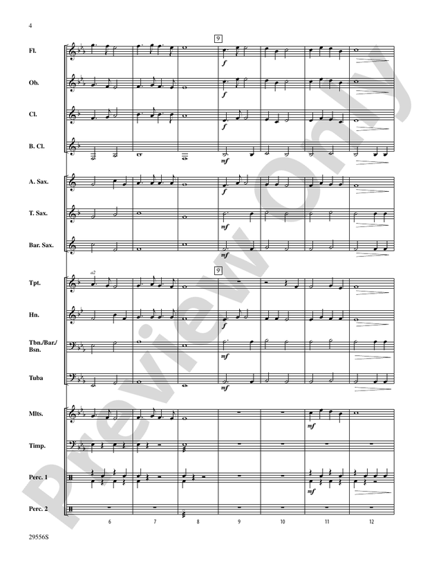 Belwin Beginning Band Kit #4 - Concert Band Conductor Score & Parts (Digital Download)