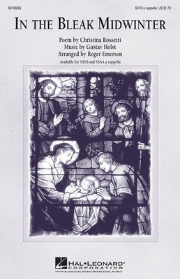 In the Bleak Midwinter - SATB Roger Emerson Hal Leonard Choral Score Octavo