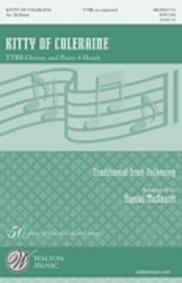 Kitty of Coleraine - Traditional Irish Folksong - TTBB Daniel McDavitt Walton Music Choral Score Octavo