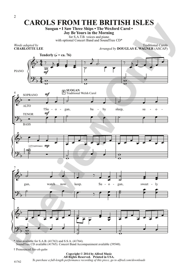 Carols from the British Isles – SATB Choral Octavo (Digital Download)