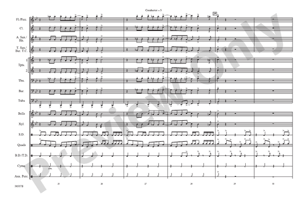 Finale (Don't Feed the Plants) – Marching Band Conductor Score & Parts (Digital Download)