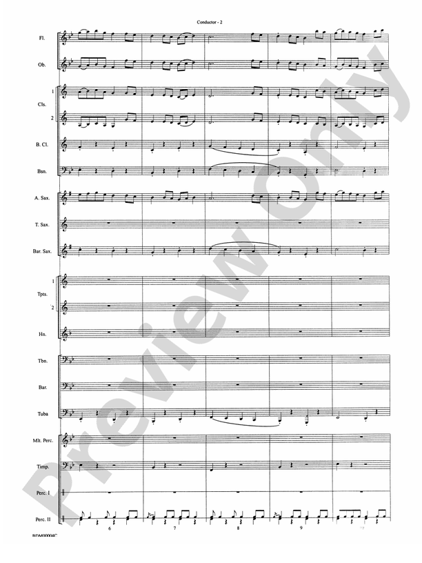 Paths of Glory - Concert Band Conductor Score & Parts (Digital Download)