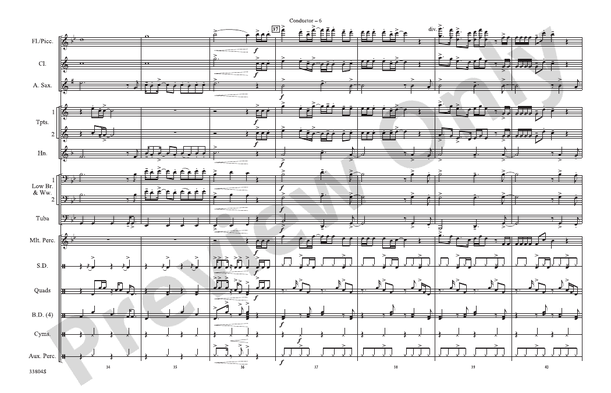 Party in the U.S.A. – Marching Band Conductor Score & Parts (Digital Download)