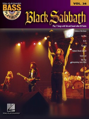 Black Sabbath - Bass Play-Along Volume 26 - Bass Guitar Hal Leonard Bass TAB with Lyrics & Chords /CD