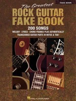 The Greatest Rock Guitar Fake Book - Hal Leonard Fake Book Spiral Bound