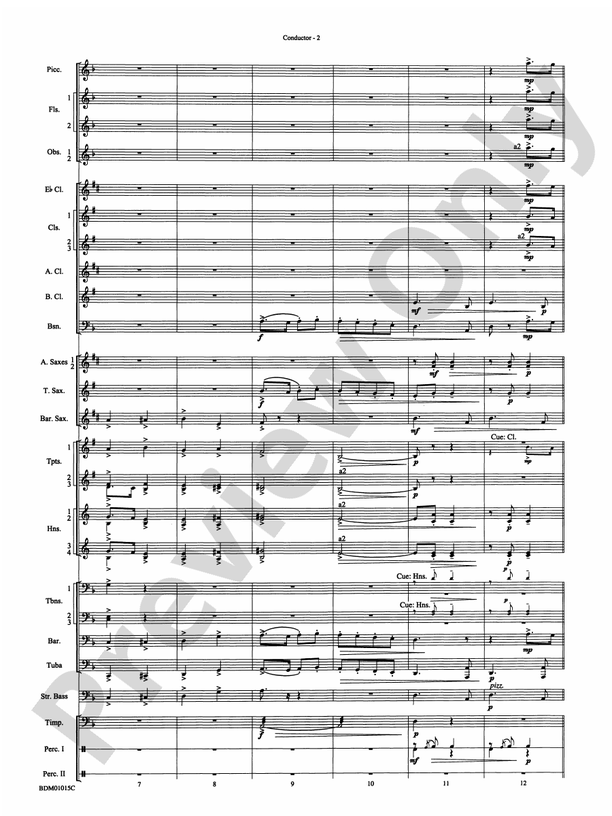 Brighton Beach (Concert March) - Concert Band Conductor Score & Parts (Digital Download)