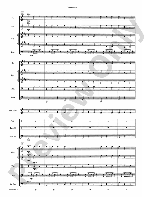 Chopstix Variations (with Opt. Piano Solo) – Ful Orchestra Conductor Score & Parts (Digital Download)