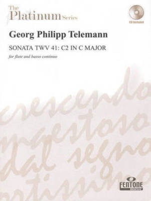 Sonata TWV 41: C2 in C Major - for flute and basso continuo - Georg Philipp Telemann - Flute Fentone Music /CD