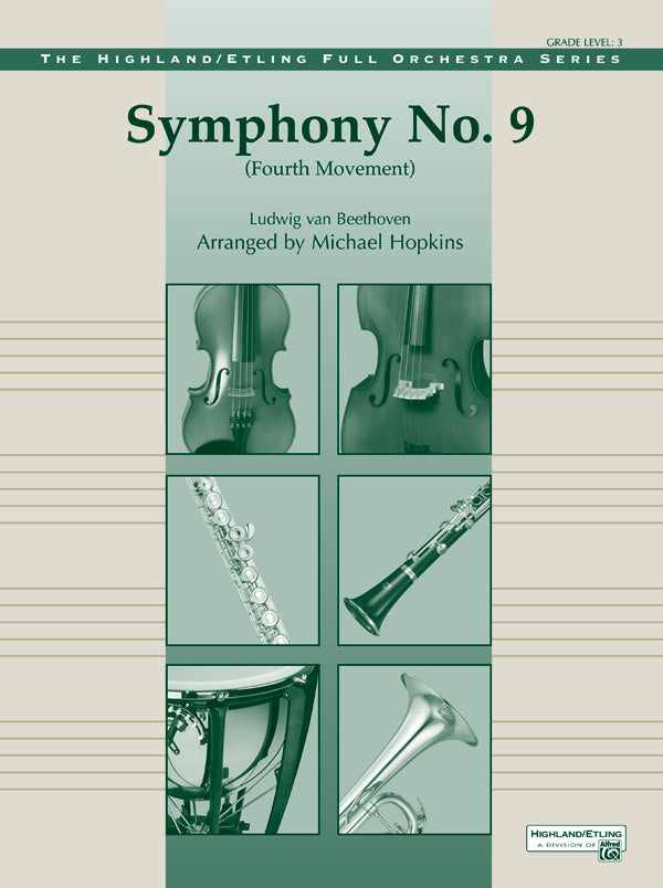 SYMPHONY NO 9 4TH MOVT FULL ORCH GR 3 Beethoven Ludwig van