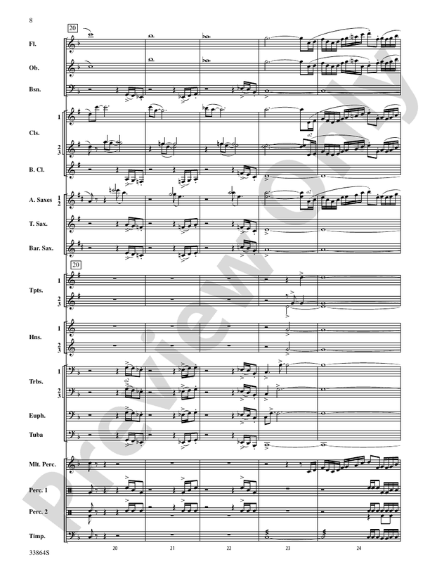 Montana Visions - Concert Band Conductor Score & Parts (Digital Download)