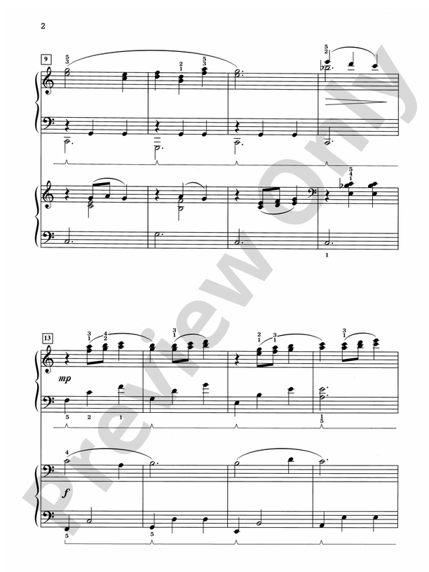 Carousel Waltz - 2 Pianos, 4 Hands (Digital Download)