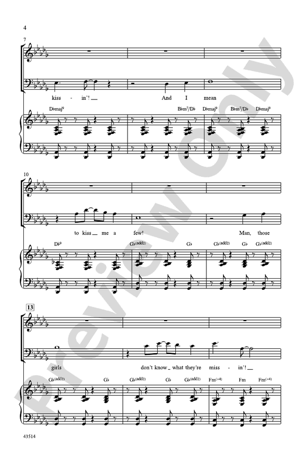 A Lot of Livin' to Do (from the musical Bye, Bye, Birdie) - SATB Choral Octavo (Digital Download)