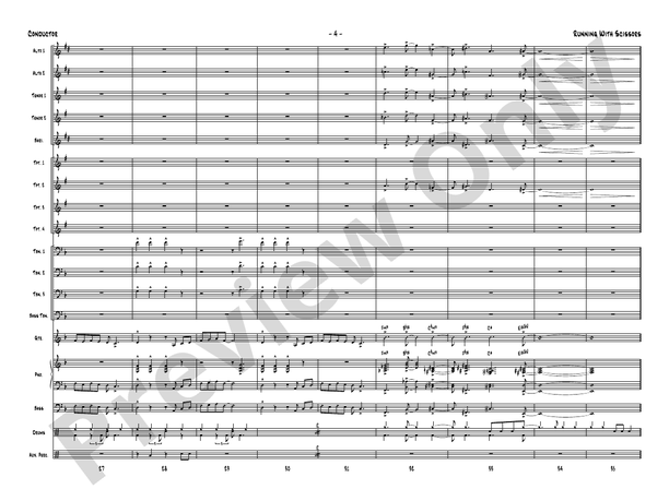 Running with Scissors – Jazz Ensemble Conductor Score & Parts (Digital Download)
