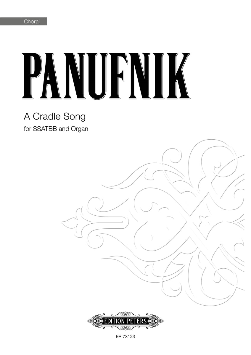 A Cradle Song - Organ/SATB Choral Octavo (Digital Download)