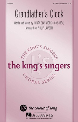 Grandfather's Clock - Henry C. Work - SATTBB Philip Lawson Hal Leonard Choral Score Octavo