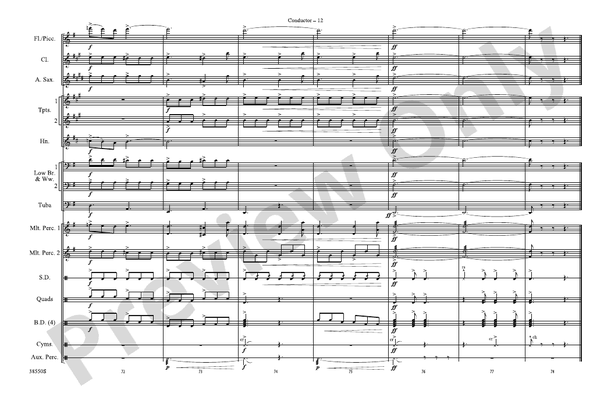 Harry Potter: The Music, Part 1 – Marching Band Conductor Score & Parts (Digital Download)