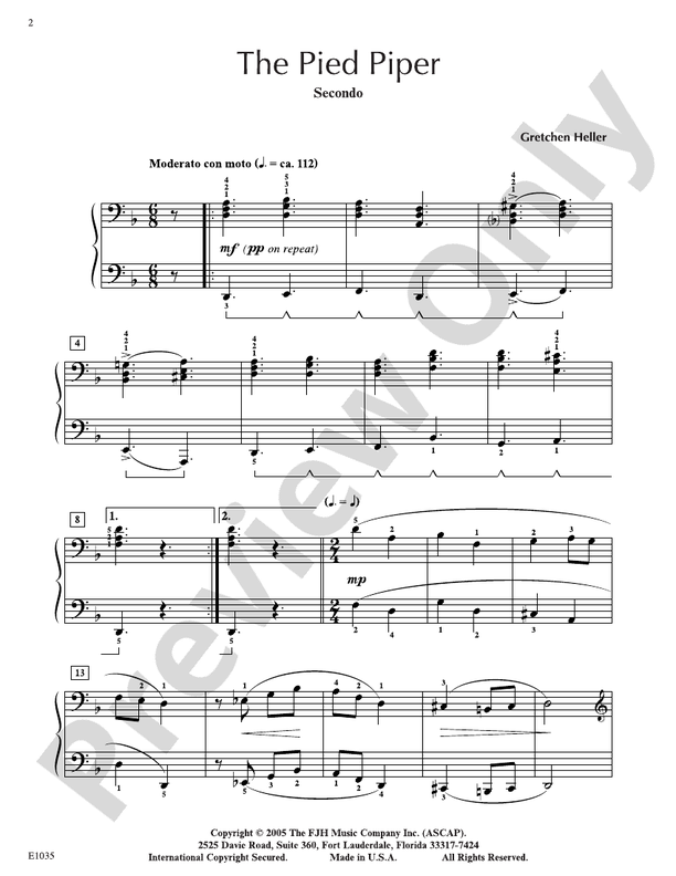 The Pied Piper - Piano (Digital Download)