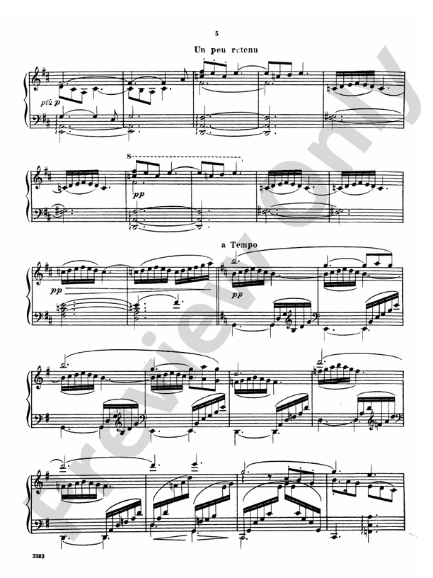 Debussy - Petite Suite, Complete - Piano Solo (Digital Download)