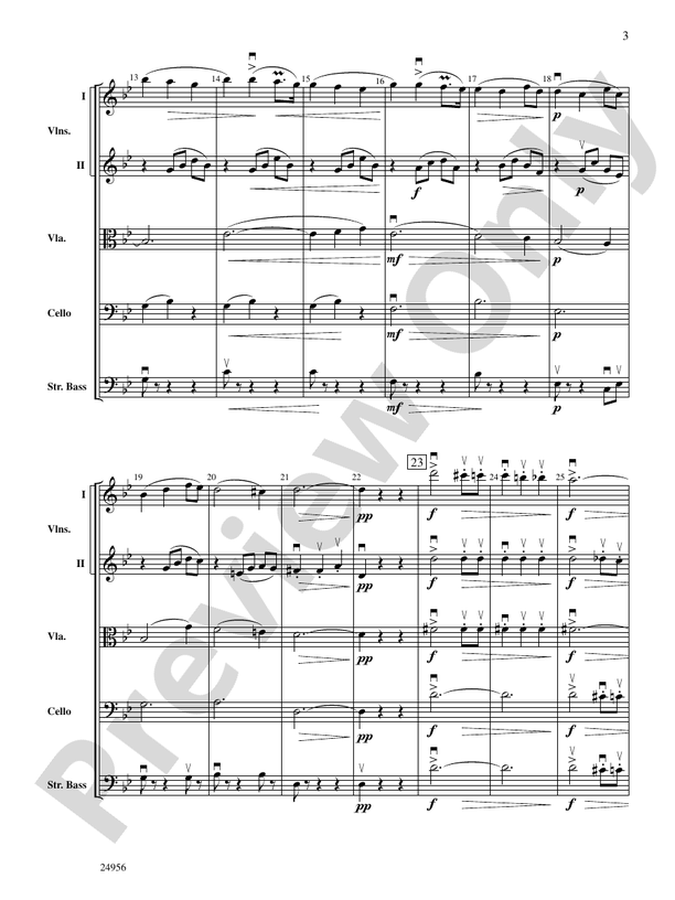 Allegretto Grazioso (from Symphony No. 8) – String Orchestra Conductor Score & Parts (Digital Download)