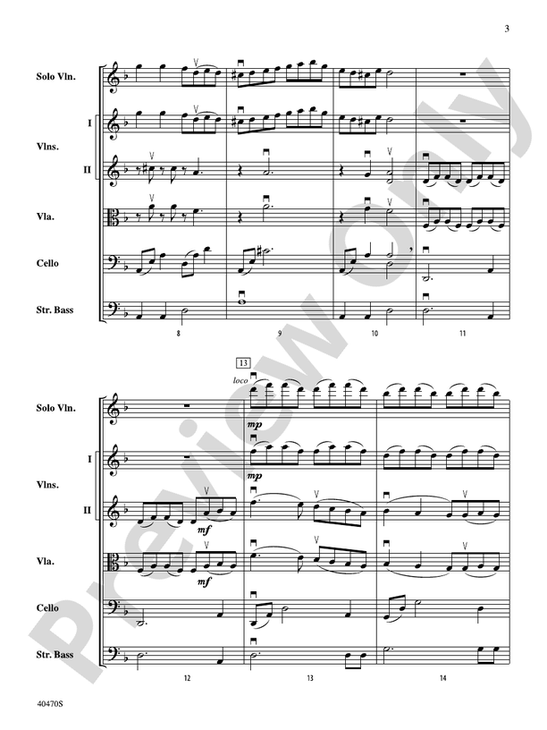 Hungarian Variations – String Orchestra Conductor Score & Parts (Digital Download)