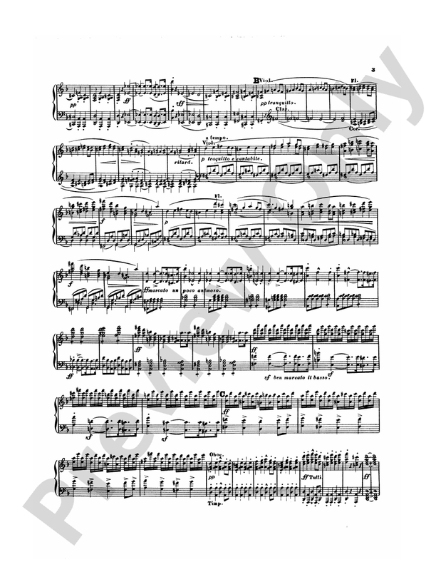 Litolff - Concerto Symphonique, Op. 102 - 2 Piano, 4 Hands (Digital Download)